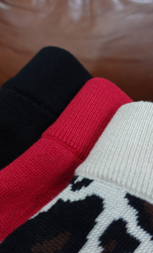 ニットショートパンツ